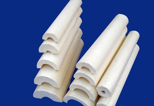 電廠管道保溫用硅酸鋁管殼